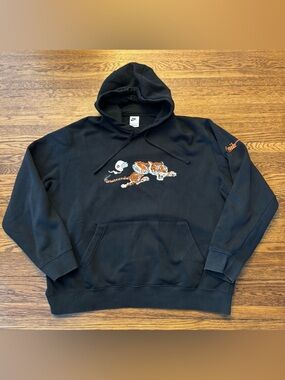 CINCINNATI BENGALS RETRO STYLE NIKE GRAPHIC HOODIE
